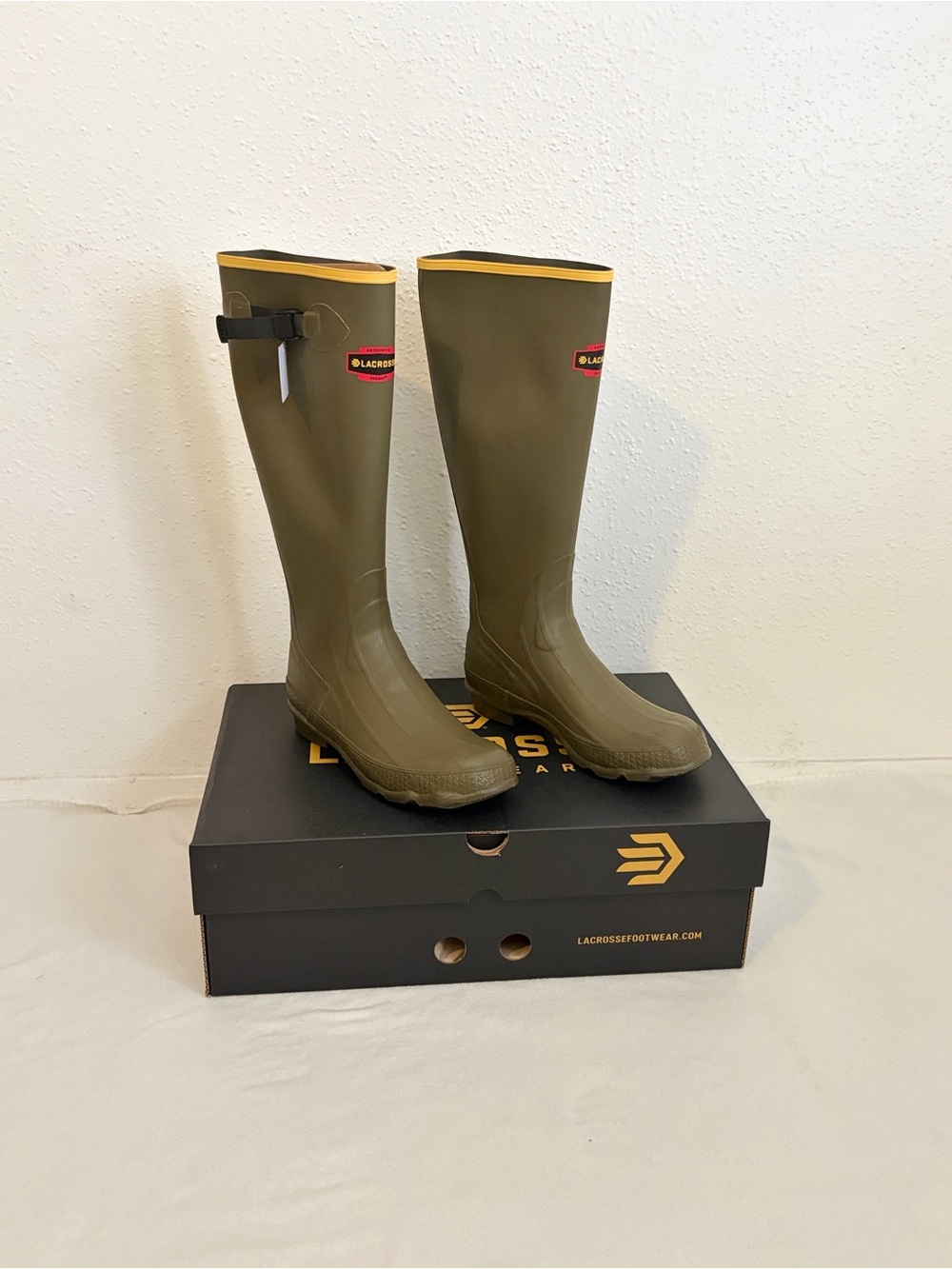 LaCrosse 18” Grange Rubber Boots Waterproof OD Green Men’s Size 9